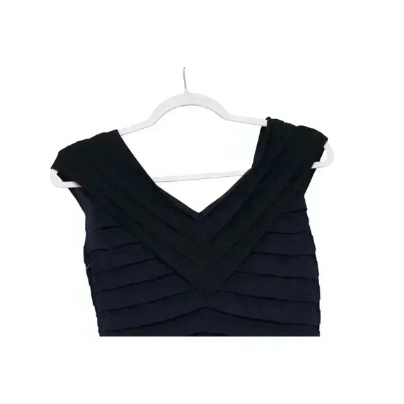 Joseph Ribkoff Dress Size 8 Ruffle Layered Stretch Career Party Cocktail Formal - Picture 9 of 12